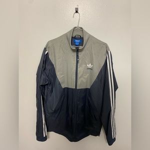 Adidas retro windbreaker - grey